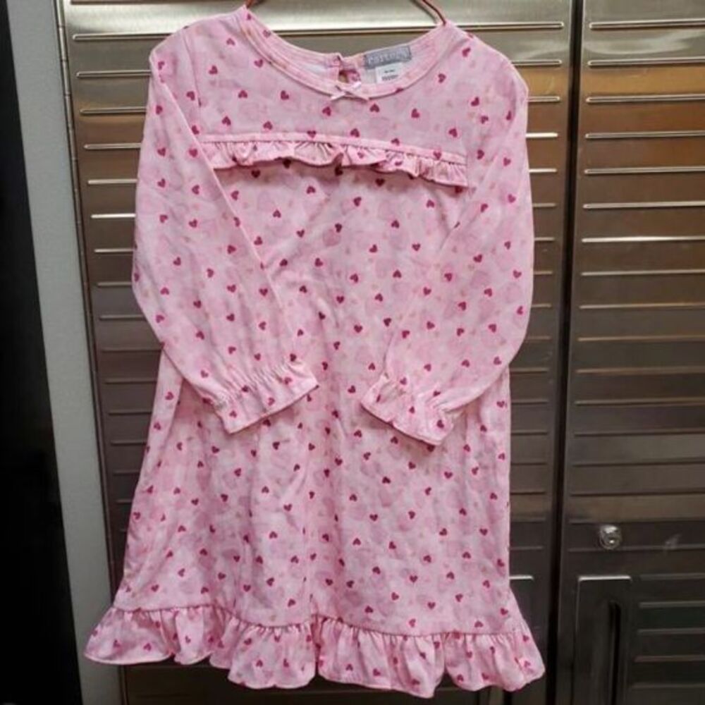Carter's pink heart child's nightgown size 2T